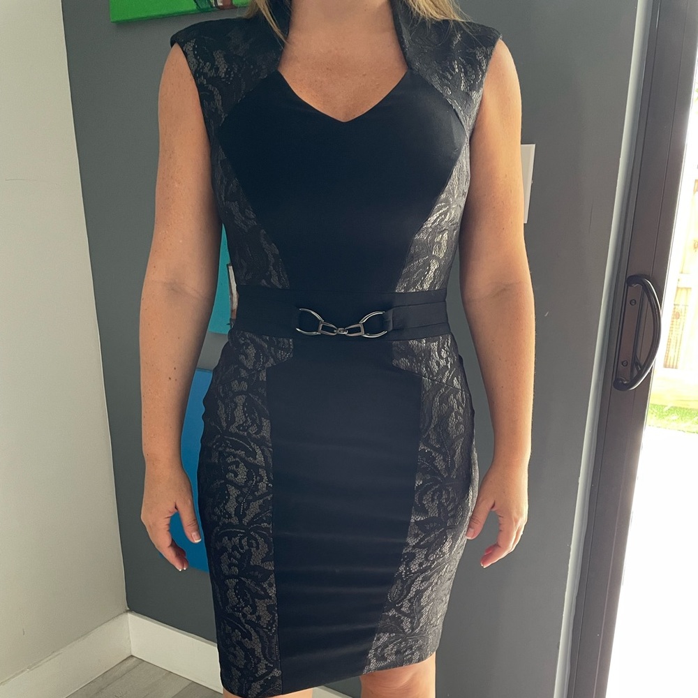 Black Sleeveless Bodycon Midi Dress